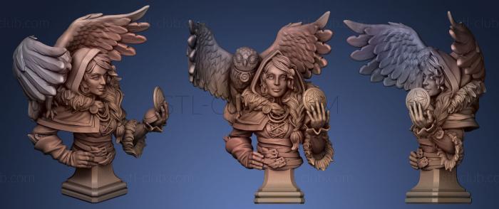 3D model Eira With Bird (STL)